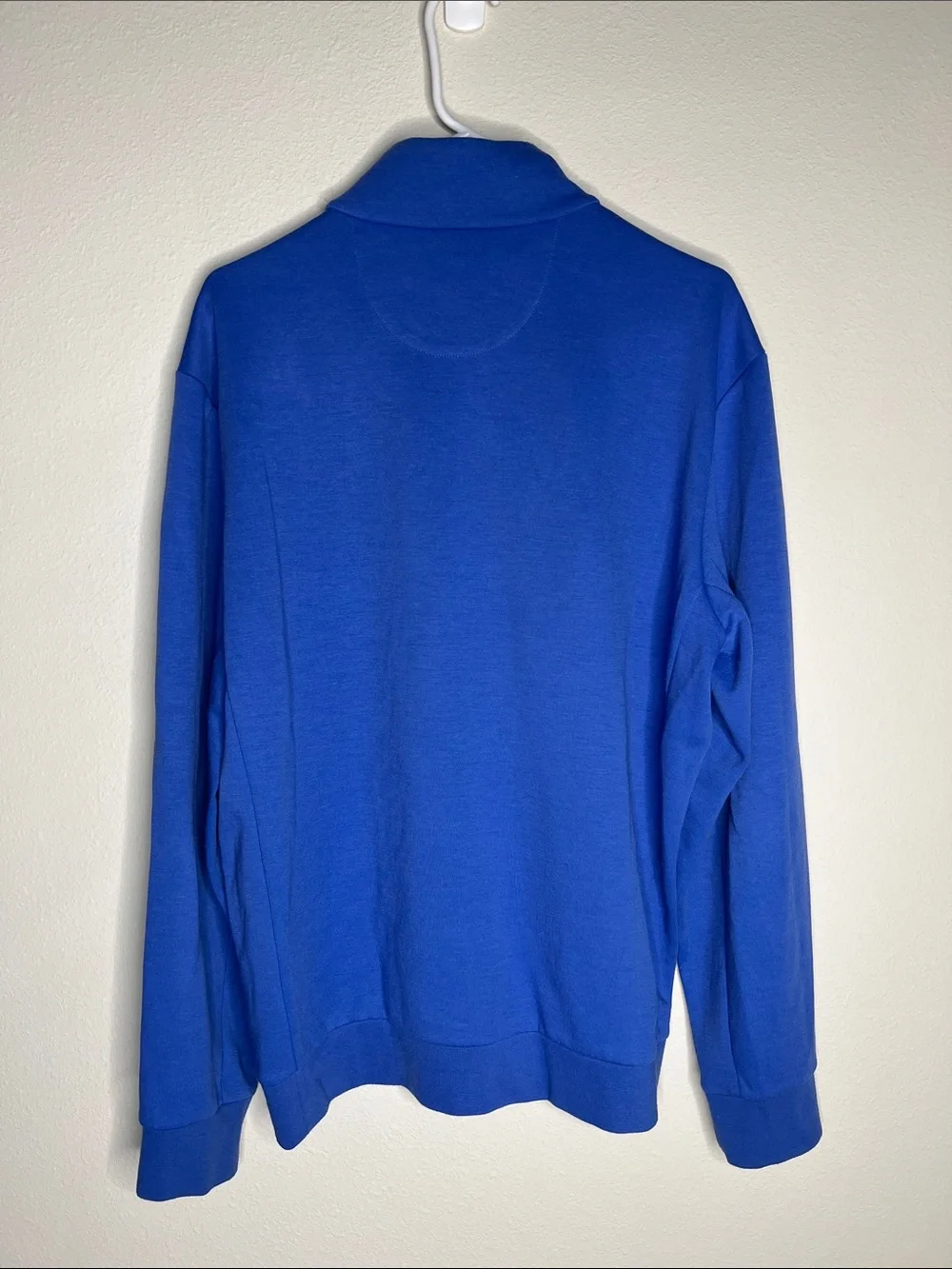 Men’s Polo by Ralph Lauren Blue Quarter-Zip Pullover Sweater